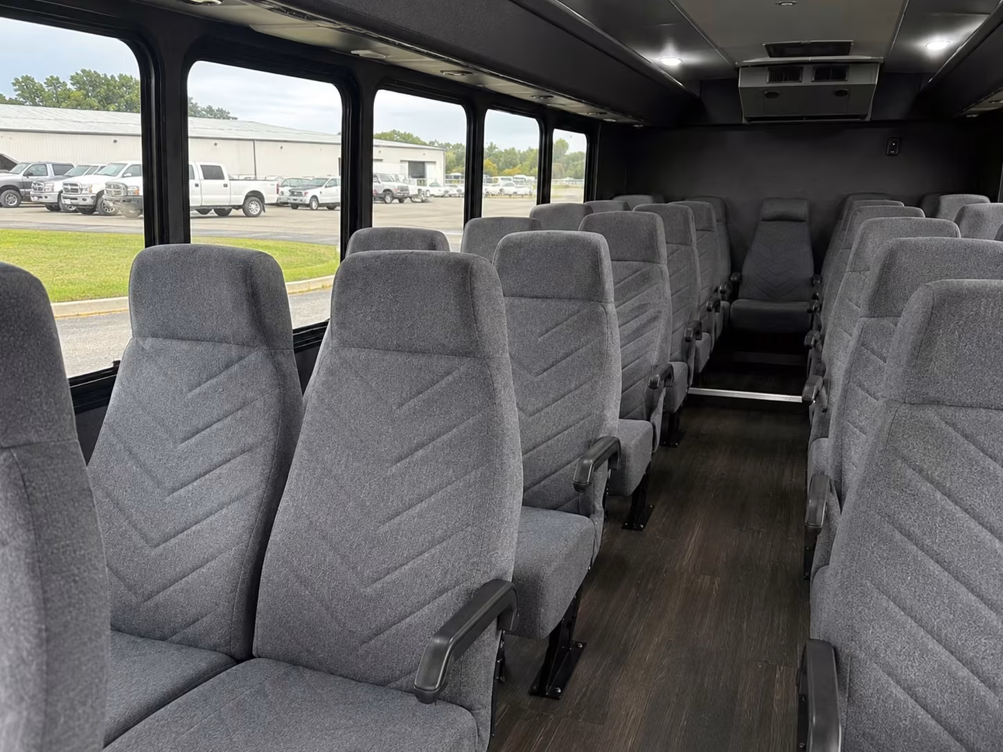 18 passenger minibus interior