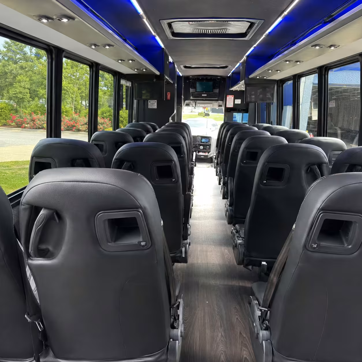 30 passenger minibus interior
