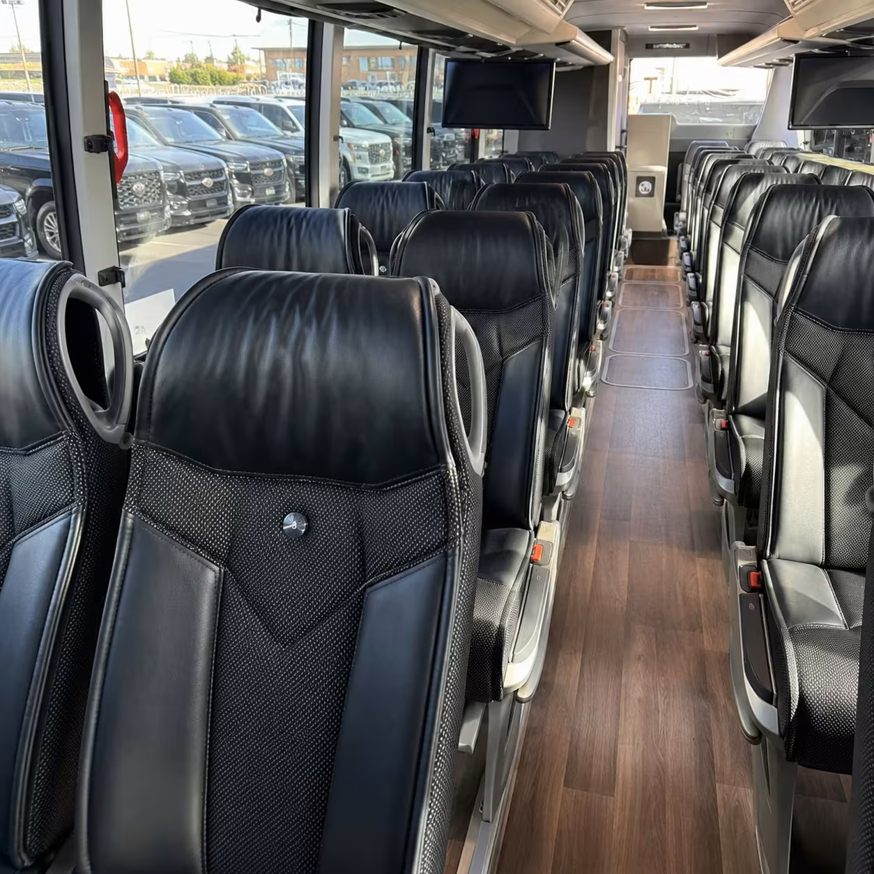 deltona charter bus interior
