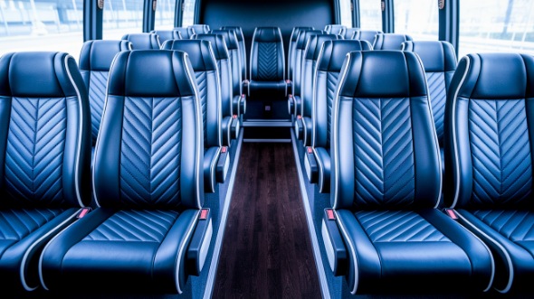 deltona 18 passenger minibus inside