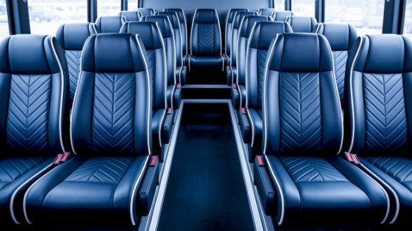 deltona 20 passenger minibus inside