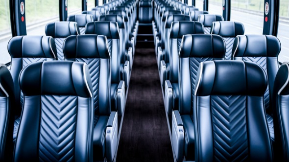 deltona 50 passenger charter bus inside
